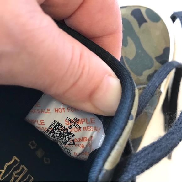 Converse All Star Chuck Taylor Camo Leather Unisex Sneakers Men’s 5 Women’s 7 - Picture 11 of 13